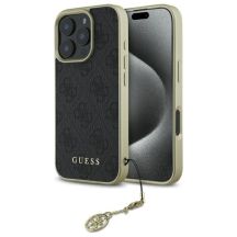Guess 4G Charms Collection case for iPhone 16 Pro - black