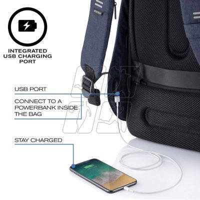 19. XD DESIGN ANTI-THEFT BACKPACK BOBBY HERO XL NAVY P/N: P705.715