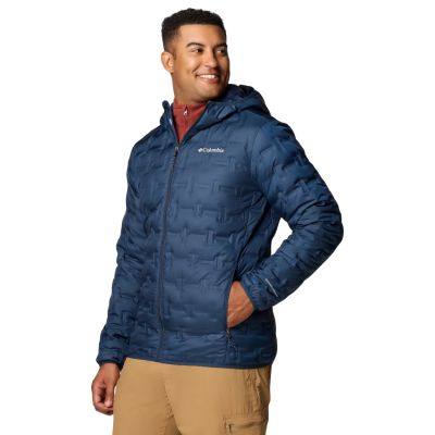 2. Columbia Delta Ridge II Down Hooded Jacket 2086222464 Navy Blue L
