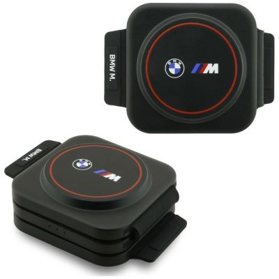 BMW M Qi2 15W Print Logo 3-in-1 Wireless Charger - Red