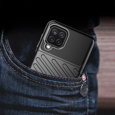 8. Thunder Case Flexible Tough Rugged Cover TPU Case for Samsung Galaxy A22 4G blue