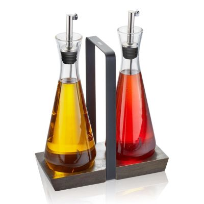 GEFU X-PLOSION Oil/Vinegar Dispenser 0.25 l Glass, Silicone, Stainless Steel Transparent