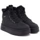 8. Women's black Big Star platform snow boots UU274167