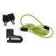11. DUNLOP BLACK BRAKE DISC LOCK WITH CABLE LOCK
