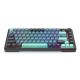 7. REDRAGON K724GBG-RGB-PRO Behemoth Keyboard USB + RF Wireless + Bluetooth Gray, Blue