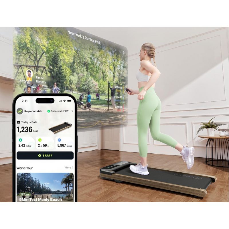 6. UREVO SpaceWalk E4W electric treadmill