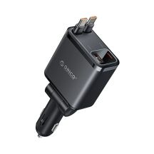 ORICO Twin Reach 45W 1A3C Dual Retractable Car Charger