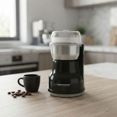 9. Esperanza Lungo EKC002K coffee grinder (160W; impact; black)