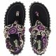 Gumbies - women's Slingback flip-flops - BLACK SWIRLS