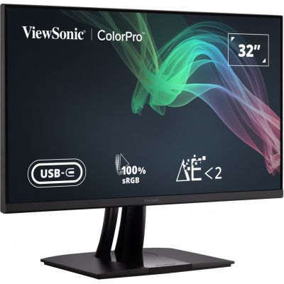 11. Viewsonic VP56 Computer Monitor 81.3 cm (32") 3840 x 2160 px 4K Ultra HD LED Black