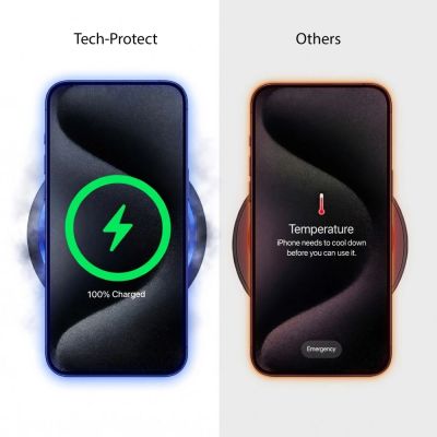 7. Tech-Protect A51 MagSafe 3-in-1 25W QI2.2 Wireless Charger - Black