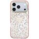 3. Guess IML Leopard Glitter Triangle Logo MagSafe Case for iPhone 17 Pro / 18 Pro - Pink
