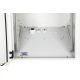54. Digitus 19" 12U 600x600 wall-mounted network cabinet, solid door, gray, undivided, assembled, IP55, 100kg