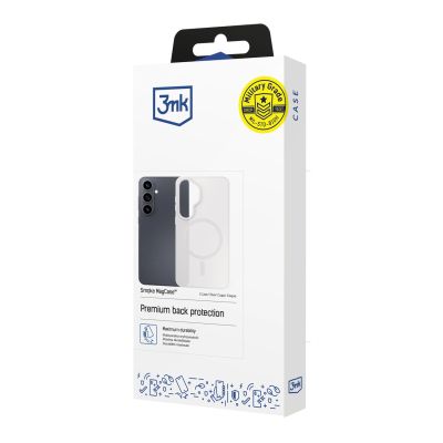15. 3mk Smoke MagCase for iPhone 17 Pro - White-Translucent