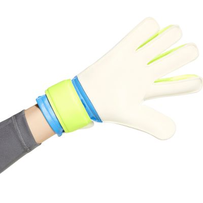 3. adidas Predator Training Kids' Goalkeeper Gloves White, Yellow, and Blue KA7793