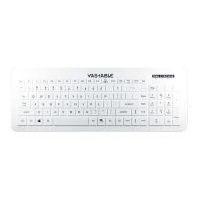 Man & Machine Very Cool Flat Medical USB Keyboard, QWERTY, US International, White