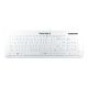 Man & Machine Very Cool Flat Medical USB Keyboard, QWERTY, US International, White