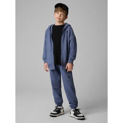 3. Boy's loose hooded sweatshirt 4F 4FJRSS26TSWSM3051-33S