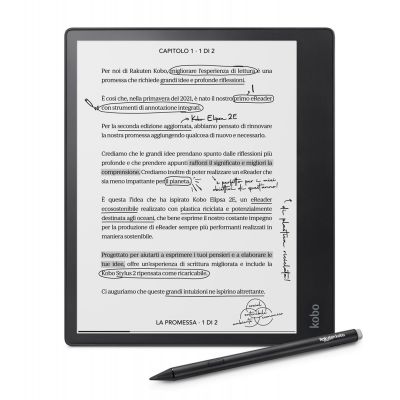 4. Kobo Elipsa 2E 10.3" 32GB Wi-Fi Black Ebook Reader