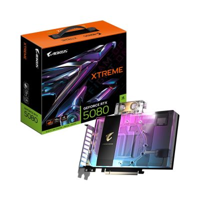 Gigabyte GeForce RTX 5080 AORUS XTREME WATERFORCE WB 16GD Graphics Card