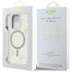8. Guess Resin Flowers Glitter MagSafe iPhone 16 Pro Case - Beige