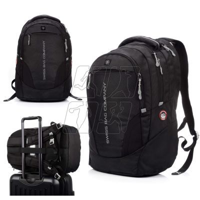 37. Swissbags Backpack with 17.3 &quot;Laptop Bag Zurich 33 L 76201