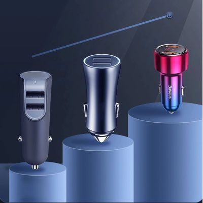 9. Baseus Magic Series Dual QC - Quick Charge 3.0 2x USB 45W 6A car charger black (CCMLC20A-01)