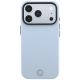 3. Mercedes Leather with Crossed Lines Anthracite MagSafe Case for iPhone 18 Pro Max / 17 Pro Max – Blue