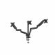 4. Fellowes Ergonomics 3-Monitor Arm - Platinum Series
