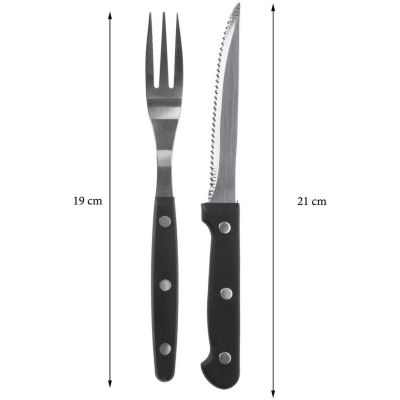 25. STEAK CUTLERY 12 PIECES