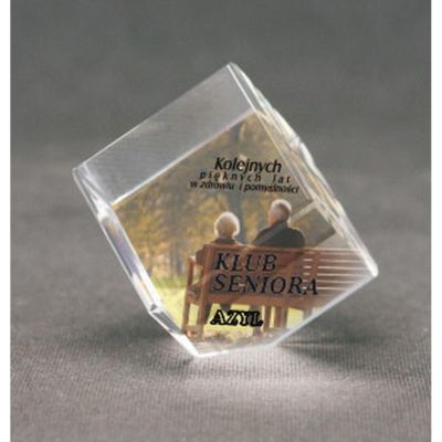 3. Glass trophy with LuxorJet color print and case