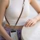 6. Tech-Protect C10S Crossbody phone lanyard (114 cm) + wrist strap (31 cm) - brown-titanium