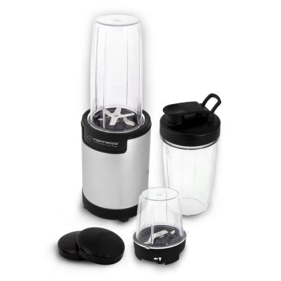10. Esperanza NUTRI BOMB EKM030 sports blender for grinding (900W; black and silver)