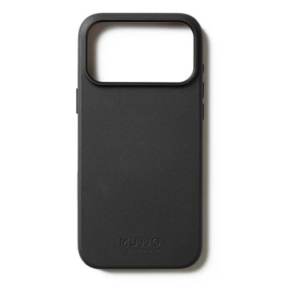 21. Mujjo iPhone 17 Pro Max Black Leather Case