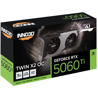 6. INNO3D GeForce RTX 5060 Ti TWIN X2 OC NVIDIA 16 GB GDDR7