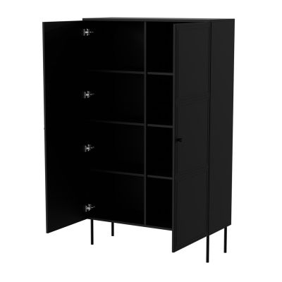 2. PALAZZO BIS display cabinet 100x39x166 black matt
