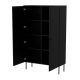 2. PALAZZO BIS display cabinet 100x39x166 black matt