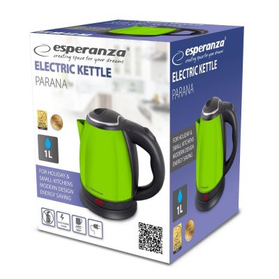 2. ESPERANZA ELECTRIC KETTLE PARANA 1.0 L GREEN EKK128G