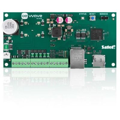 SATEL BE Wave Control panel of the WIRE 128 system