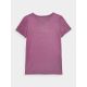 4. Women's quick-drying regular training T-shirt 4F 4FWAW24TFTSF1011-53S