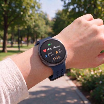 5. Tech-Protect Silicone Air Strap for Samsung Galaxy Watch 40/44/46 mm - Navy Blue