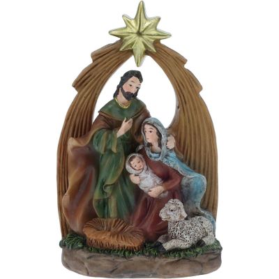 CHRISTMAS NATIVITY STATION HOLY FAMILY 13CM CLASSIC
