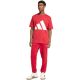 12. adidas Essentials Feelcozy Men's Pants Red KC0915