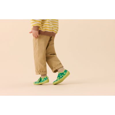 12. Affenzahn Movy Caterpillar Cotton Barefoot Slippers (01398-20001)