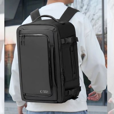 9. Tech-Protect Defender S50 Backpack for Ryanair & Wizzar, 20L Laptop - Olive