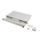 2. LANBERG 24xSC duplex / 24xLC quad RACK fiber optic patch panel 19" 1U gray + accessories
