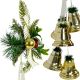 4. DECORATIVE CENTER CENTER BELLS LENGTH 71 CM CHAMPAGNE