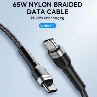 6. Wozinsky WNBCC2 USB-C / USB-C PD 65W cable 2 m - black