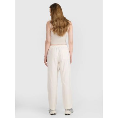 5. Women's casual trousers 4F 4FRSS25TTROF1448-11S