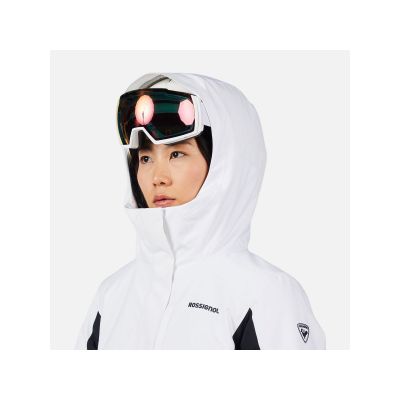 6. ROSSIGNOL W VELIKA INSULATED JKT women's ski jacket white